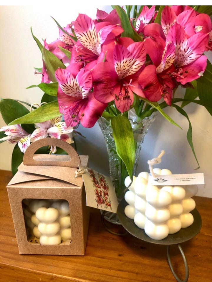 Vela Bubble Coração 120g